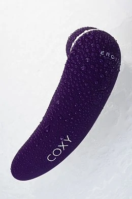Бесконтактный стимулятор клитора Coxy с вибратором фиолетовый — фото 21