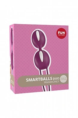 Шарики вагинальные Smart Balls Duo фиолетовые 3,6 см — фото 5