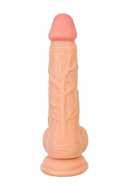 Фаллоимитатор RealStick Nude Baz телесный 19 см — фото 8