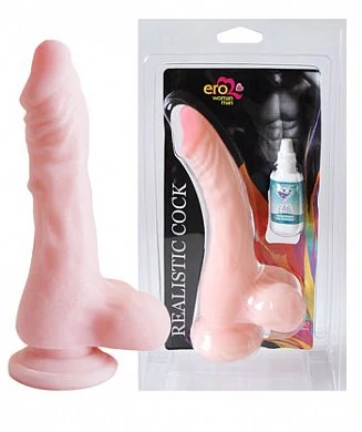 Фаллоимитатор на присоске Realistic cock 21,6 см — купить в секс-шопе LoveDoctor