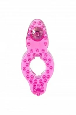 Эрекционное кольцо со стимуляцией клитора Silicone Love Ring 2 см — фото 3