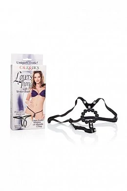 Стимулирующие трусики Lover's Thong With Stroker Beads