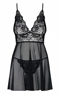 Бэби долл и стринги Imperia Babydoll Obsessive черные L/XL — фото 2