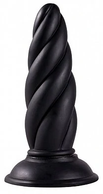 Фаллоимитатор витой черный MENZSTUFF TWISTED PROBE BLACK 13 см. — купить в секс-шопе LoveDoctor
