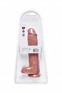 Фаллоимитатор Pipedream King Cock с мошонкой телесный 29,5 см — фото 9