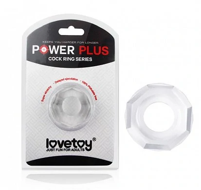 Эрекционное кольцо Lovetoy прозрачное 4 см — купить в секс-шопе LoveDoctor