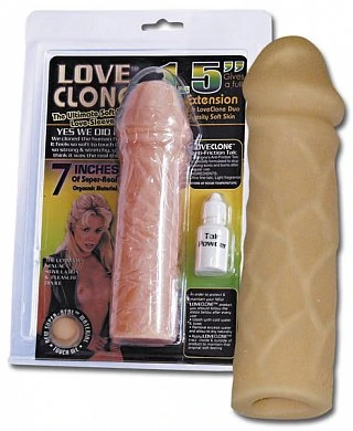 Удлиняющая насадка кибер Love Clone 3 см — купить в секс-шопе LoveDoctor