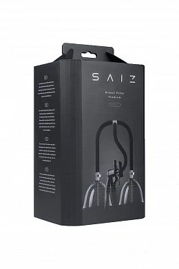 Помпа для груди Saiz Premium Small чёрная 60 см — купить в секс-шопе LoveDoctor