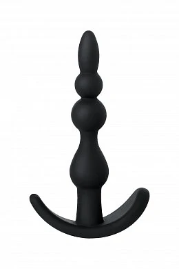 Стимулятор простаты After the Flowers D-PENG с пультом ДУ силикон черный 11,5 см