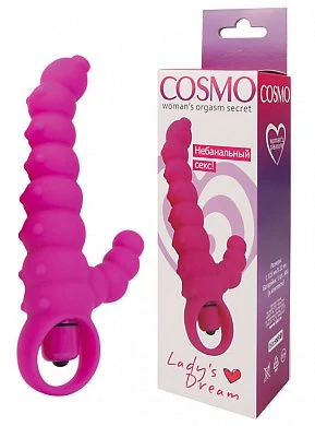 Вибромассажер Cosmo розовый 11,5 см — купить в секс-шопе LoveDoctor