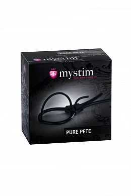 Электросбруя Mystim Pure Pete черный 14 см — фото 3