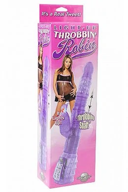 Вибратор хай-тек фиолетового цвета.