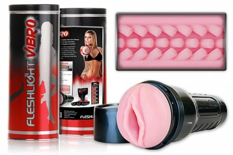 Мастурбатор Fleshlight Vibro Pink Lady Touch с рельефом и вибрацией — фото 2