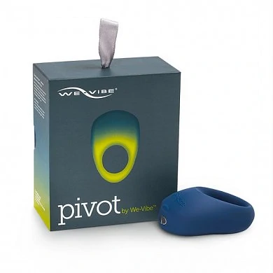 Кольцо эрекционное WE-VIBE Pivot синее — купить в секс-шопе LoveDoctor