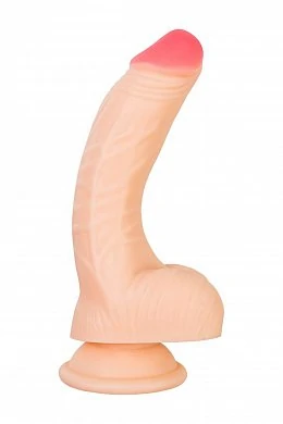 Фаллоимитатор RealStick Nude Nash телесный 18 см — фото 12