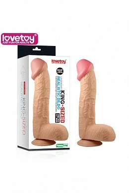 Фаллоимитатор реалистичный телесный LoveToy 26,7 см — купить в секс-шопе LoveDoctor