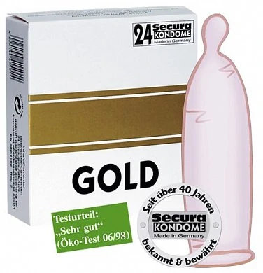Презервативы Secura gold 24 шт — купить в секс-шопе LoveDoctor