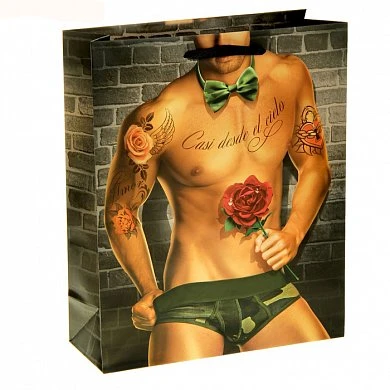 Подарочный пакет 26*32 см Мачо — купить в секс-шопе LoveDoctor