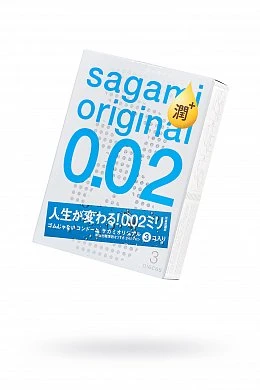 Презервативы Sagami Original 0.02 Extra Lub полиуретановые №3 — купить в секс-шопе LoveDoctor