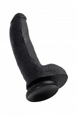 Фаллоимитатор Pipedream King Cock с мошонкой черный 25 см — фото 5