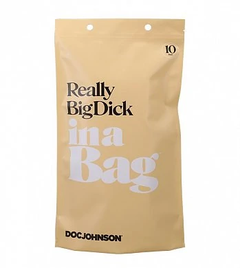Фаллоимитатор гелевый прозрачный Big Dick 25,4 см — фото 4