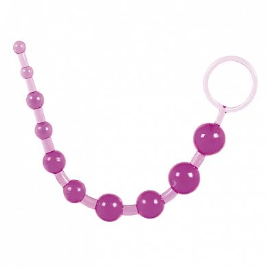 Анальные шарики Тoy Joy фиолетовые — купить в секс-шопе LoveDoctor