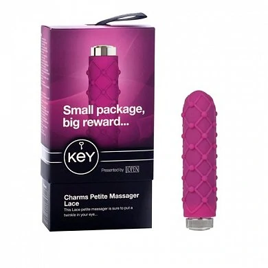 Вибратор Key by Jopen Charms Lace Raspberry Pink розовый — купить в секс-шопе LoveDoctor
