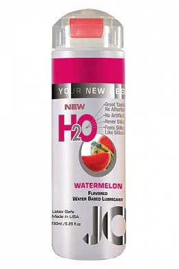 Съедобный лубрикант со вкусом арбуза JO H2O Lubricant Watermelon 150 мл — фото 2