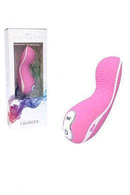 Вибратор перезаряжаемый розовый Vibe Therapy - Charger - Pink 11,5 см — купить в секс-шопе LoveDoctor