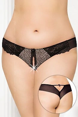 Трусы женские леопардовые XXXL — купить в секс-шопе LoveDoctor