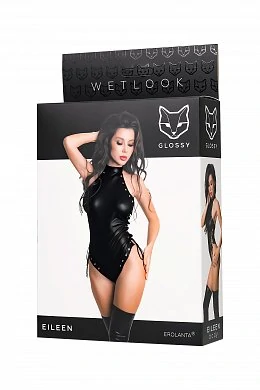 Боди Glossy Eileen из материала Wetlook XL — фото 7