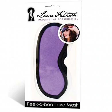 Маска фиолетовая на глаза Peek-a-Boo Love Mask — купить в секс-шопе LoveDoctor