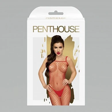 Боди-комбинезон Penthouse Body search красный S/L — купить в секс-шопе LoveDoctor