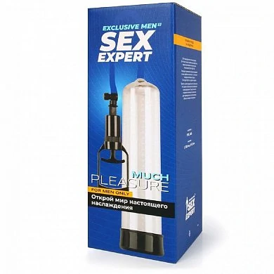 Вакуумная помпа SexExpert черная 28 см — фото 4