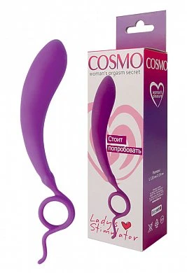 Стимулятор точки G Cosmo фиолетовый 12 см — купить в секс-шопе LoveDoctor