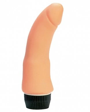 Вибратор телесного цвета. Размер: длина 12 см, диаметр 2-3 см.