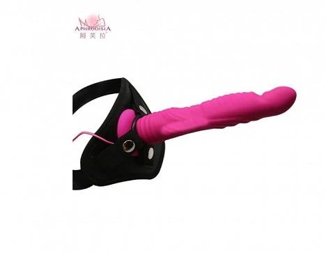 Страпон с вибрацией Ripple Dildo Vibe розовый 14 см — купить в секс-шопе LoveDoctor