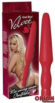 Вибратор анальный Velvet Anal red — купить в секс-шопе LoveDoctor