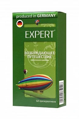 Презервативы Expert ''Возбуждающее путешествие'' увеличенного  размера 12 шт — фото 2