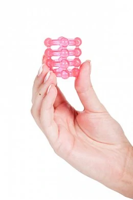 Эрекционное кольцо широкое SILICON RING розовое — купить в секс-шопе LoveDoctor