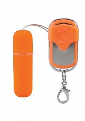Вибропуля  Remote Vibrating Bullet оранжевая 11 см — купить в секс-шопе LoveDoctor