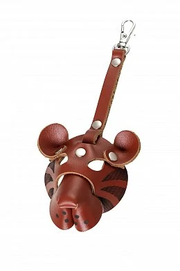 Сувенир Sitabella маска Тигр -брелок коричневый — фото 4
