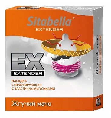 Насадка стимулирующая Sitabella Extender Жгучий мачо 1 шт — фото 3