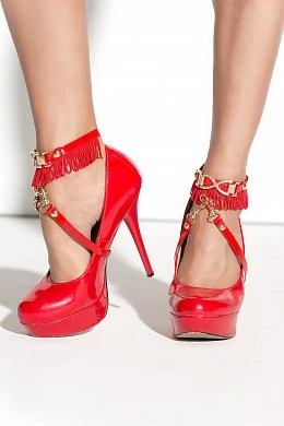 Украшение на щиколотки Me Seduce Queen of hearts Arabesque красное OS — купить в секс-шопе LoveDoctor