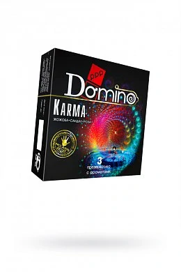 Презервативы Luxe Domino Premium Karma роза, жожоба и сандал № 3 — купить в секс-шопе LoveDoctor