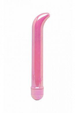 Вибратор для стимуляции точки G розового цвета. Размер: длина 16 см, диаметр 3см. Материал: пластик.
