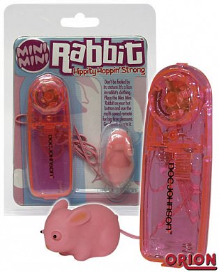 Розовое вибро- кролик с великолепно безмолвными вибрациями и легко управляемым multi-speed контролем