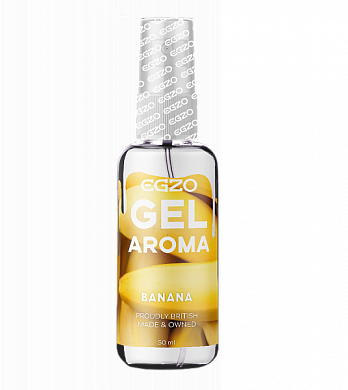 Съедобная гель-смазка Egzo Aroma с ароматом банана 50 мл — купить в секс-шопе LoveDoctor