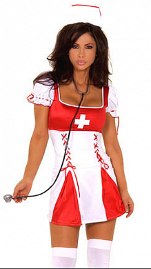 Костюм Медсестр с крестиком на груди — купить в секс-шопе LoveDoctor