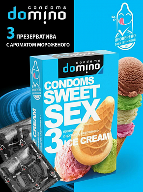 Презервативы для орального секса Luxe Sweetsex мороженое №3 — купить в секс-шопе LoveDoctor